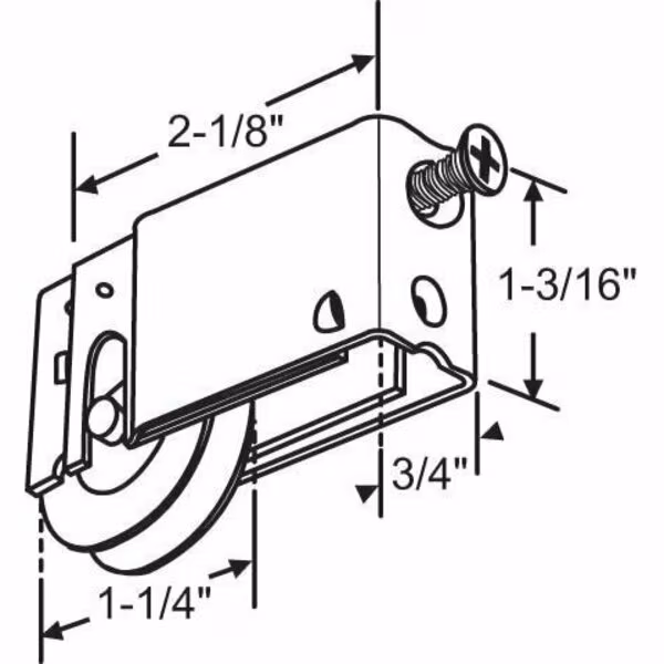 Patio Door Roller Assembly